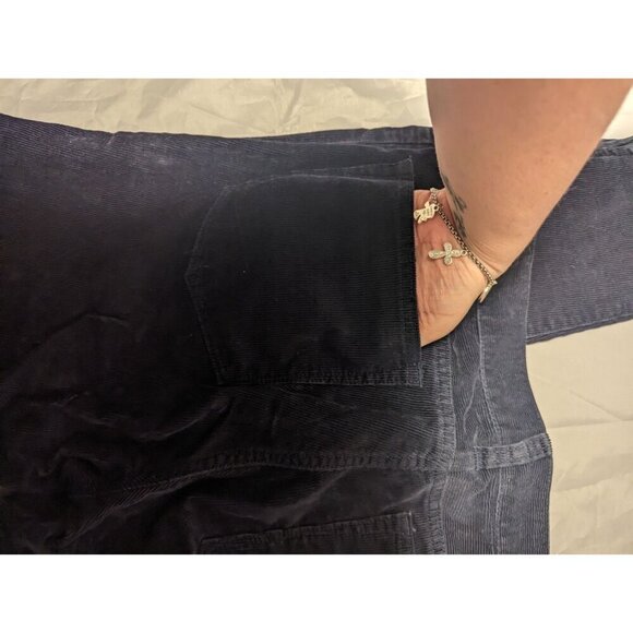J Crew Jeans Womens 30 Corduroy Toothpick Skinny Pants Casual Black/ Dark Blue - Picture 8 of 15